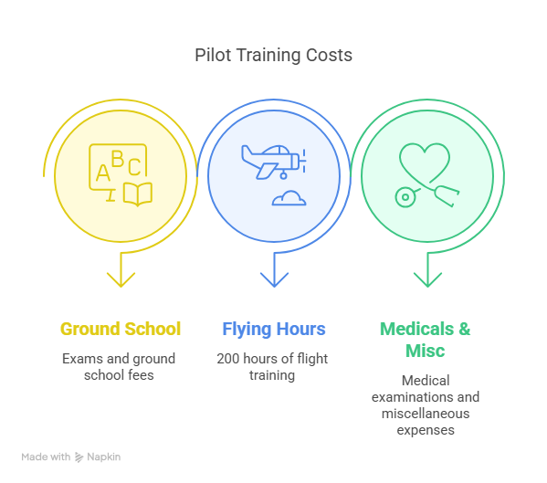 Cost of Pilot Training in India